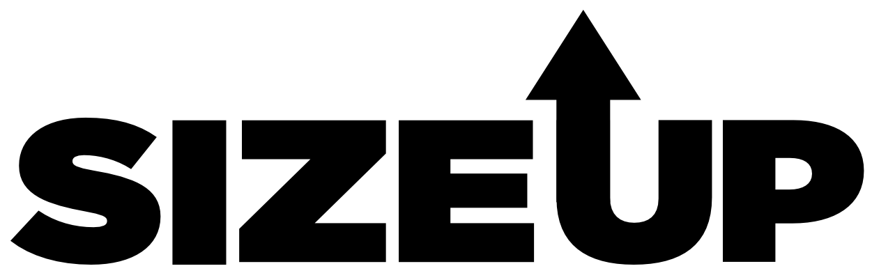 Size Up Slider Logo Titler Black
