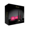 Fredericks of Hollywood - Rechargeable Bullet Vibrator Set with Wand and Anal Sleeves (Black) - FOH-005 - 4890808194744