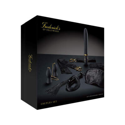 Fredericks of Hollywood - Couples Set with Vibe & Accessories - FOH-008 - 4890808194775