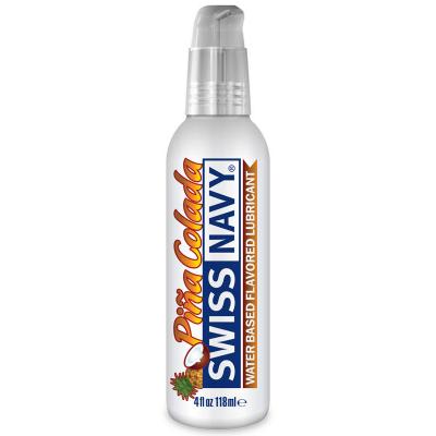 Swiss Navy Water Base Flavored Lubricant Pina Colada 4oz / 118ml