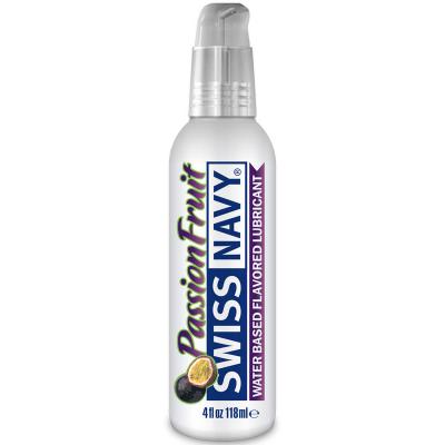 Swiss Navy Water Base Flavored Lubricant Passion Fruit 4oz / 118ml
