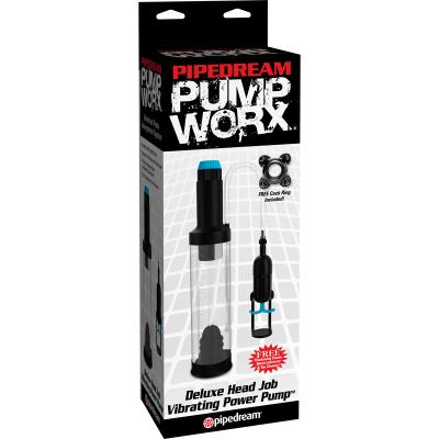 Pump Worx Deluxe Head Job Vibrator Pump