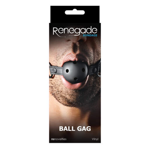 RENEGADE - Renegade Bondage Ball Gag Black - NSN-1191-13