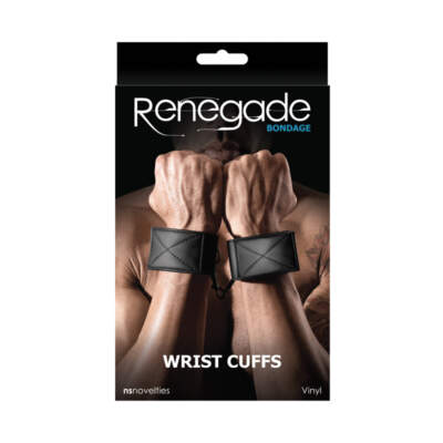 RENEGADE - Renegade Bondage Wrist Cuff Black - NSN-1193-13
