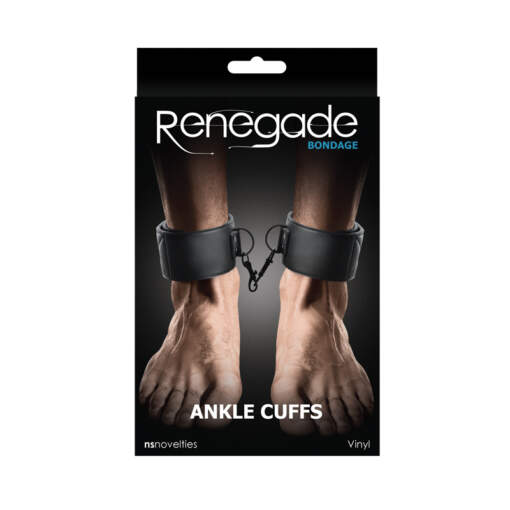 RENEGADE - Renegade Bondage Ankle Cuff Black - NSN-1194-13