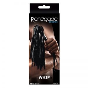 RENEGADE - Renegade Bondage Whip Black - NSN-1195-13