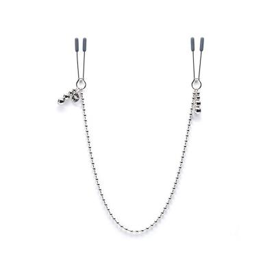 Fifty Shades Darker At My Mercy Beaded Chain Nipple Clamps - 5060462633920