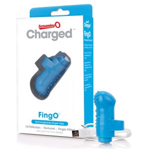 SCREAMING O - Charged FingO Vooom Mini Vibe (6) - Blue - AFNG-BU-110