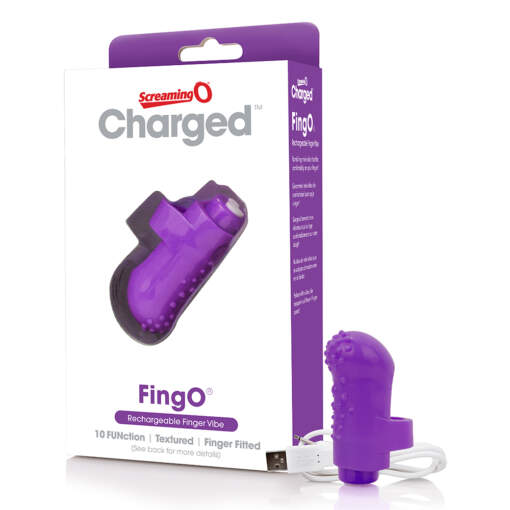 SCREAMING O - Charged FingO Vooom Mini Vibe (6) - Purple - AFNG-PU-110