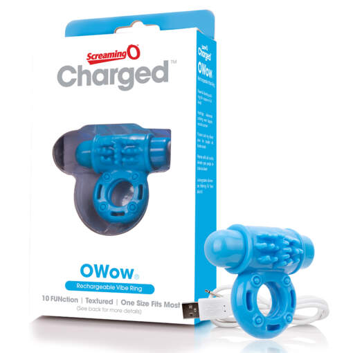 SCREAMING O - Charged OWow Vooom Mini Vibe (6) - Blue - AOW-BU-110