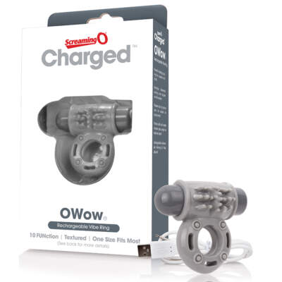 SCREAMING O - Charged OWow Vooom Mini Vibe (6) - Grey - AOW-G-110