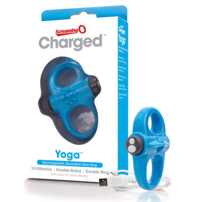 SCREAMING O - Charged Yoga Vooom Mini Vibe (6) - Blue - AYOG-BU-110