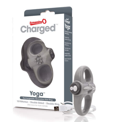 SCREAMING O - Charged Yoga Vooom Mini Vibe (6) - Grey - AYOG-G-110
