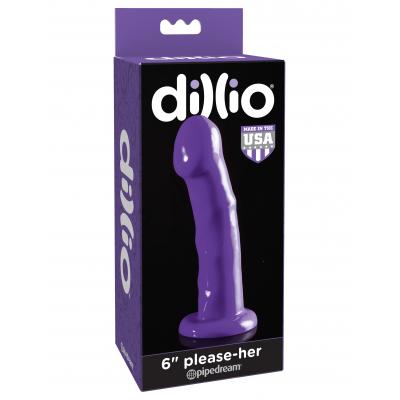 Pipedream Products - Dillio Purple  6 in. Please Her - PD5302-12