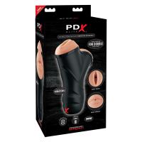 Pipedream Extreme Series - PDX ELITE Double Penetration Vibrating Stroker - RD508