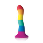Colours Pride Edition 6 in. Wave Dildo Rainbow - Colours - NSN-0408-07 - 657447099090