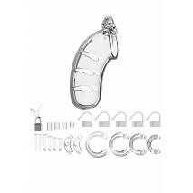 ManCage Model 03 Chastity 4.5 in. Cock Cage Transparent - SHOTS TOYS - MCG003TRA - 8714273290625