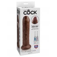 King Cock 7 in. Uncut - Brown - King Cock - PD5561-29 - 603912750843