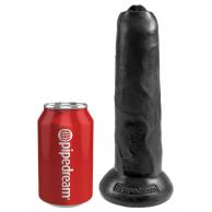 King Cock 9 in. Uncut - Black - King Cock - PD5562-23 - 603912750874