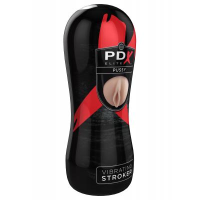 PDX ELITE Vibrating Stroker Pussy - Pipedream Extreme Series - RD521 - 603912751437
