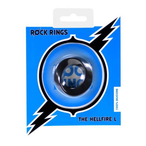 ABS Holdings Rock Rings Hellfire L Cock Ring Black F0096B10PTCS 5060365094613