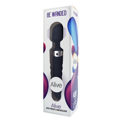 Adrien Lastic Alive Be Wanded Wand Massager Black 11239 8433345112398 Boxview