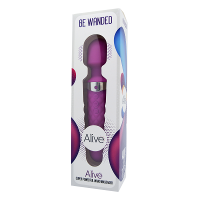 Adrien Lastic Alive Be Wanded Wand Massager Purple 11233 8433345112336 Boxview