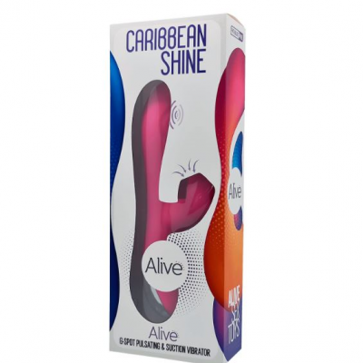 Adrien Lastic Alive Caribbean Shine Rabbit Vibrator Pink 11171 8433345111711 Boxview