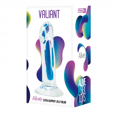 Adrien Lastic Alive Valiant 6 Inch Dong Clear 20720 8433345207209 Boxview