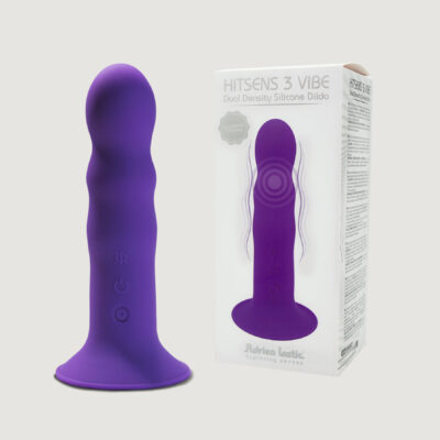 Adrien Lastic Hitsens 3 Vibe Rechargeable Vibrating Dong Purple 24523 8433345245232 Multiview
