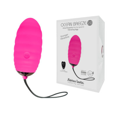 Adrien Lastic Ocean Breeze 2 point 0 Wireless Remote Egg Vibrator Pink 40801 8433345408019 Multiview