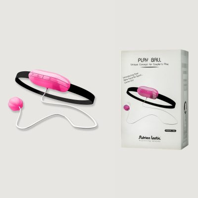 Adrien Lastic Play Ball Couples Play Remote Egg Vibrator Pink Black 406817 8433345406817 Multiview
