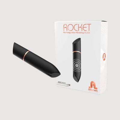 Adrien Lastic Rocket Rechargeable Clitoral Lipstick Bullet Vibrator Black AL33705 8433345337050 Multiview