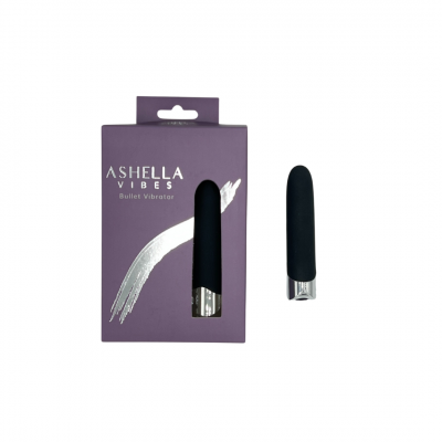 Ashella Vibes Bullet Vibrator Black ASHV04 9354434000862 Multiview