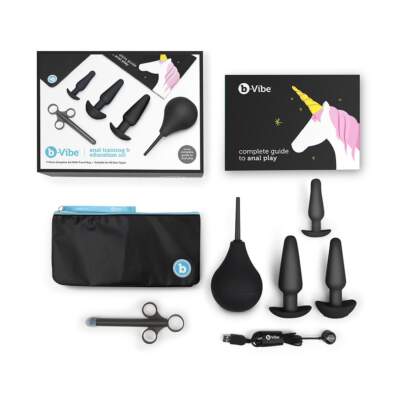 B Vibe Anal Training and Education Set Black BV012BLK 4890808237410 Contents Detail