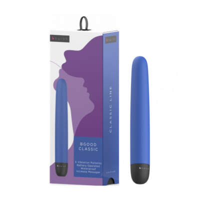 BGood Classic Smoothie Vibrator Blue BSBGO1320 8555888501320 Multiview