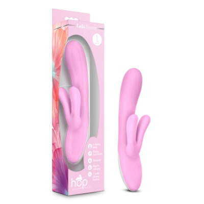 BL-33609 - Blush Novelties - Ballet Slipper Pink 17.8 cm (7'') USB Rechargeable Rabbit Vibrator - 49008245785