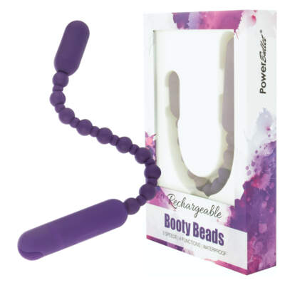 BMS Booty Beads Rechargeable Booty Beads Anal Beads Vibrator Purple 3911 15 677613391155 Multiview
