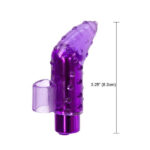 BMS Frisky Finger Rechargeable Finger Vibrator Purple 99115 677613991157