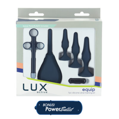 BMS Lux Active Equip 7Pc Anal Training Kit Navy Blue 36899 677613368997 Boxview