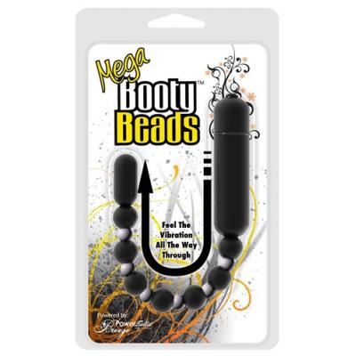 BMS Mega Booty Beads Posable Anal Beads Probe Black 3712-11 677613371218