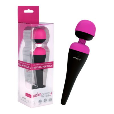 BMS Palm Power Recharge Rechargeable Mini Wand Massager 677613306289 multiview