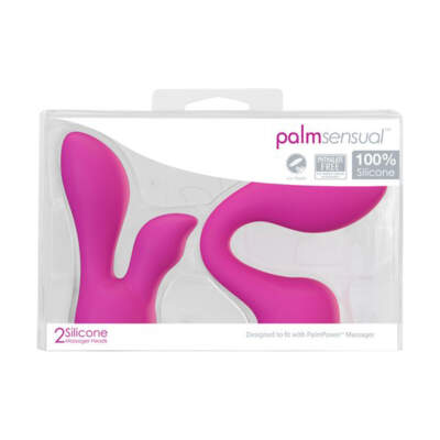 BMS Palmpower Sensual massager heads twin pack 30530 677613305305