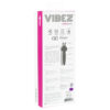 BMS Palmpower VIBEZ Rechargeable Vibrating Rabbit Wand Pink 21216 677613212160 Back Boxview