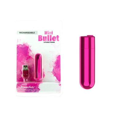 BMS Powerbullet Rechargeable Bullet Vibrator Metallic Pink 54316 677613543165 Multiview