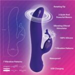BMS Swan The Kissing Swan Rabbit Vibrator Special Edition Purple 3 21317 677613321374 Function Detail