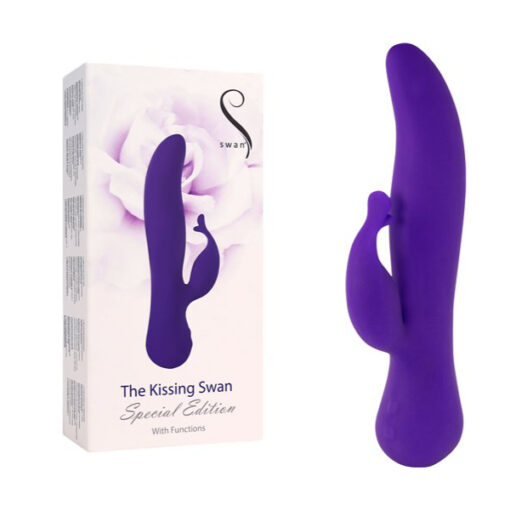 BMS Swan The Kissing Swan Rabbit Vibrator Special Edition Purple 3 21317 677613321374 Multiview