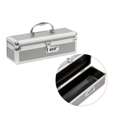 BMS The Toy Chest Lockable Vibrator Case Small Silver Grey 099 25 677613099259 Multiview