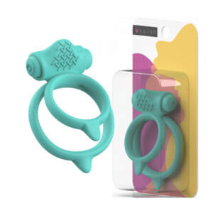 BSwish BCharmed Basic Plus Vibrating Dual Cock Ring Teal BSBBC0020 Multiview