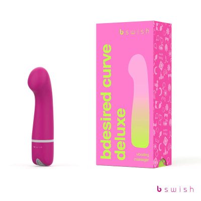 BSwish Bdesired Deluxe Curve Mini G Spot Vibrator Rose Pink BSBDR0606 8555888500606 MMultiview